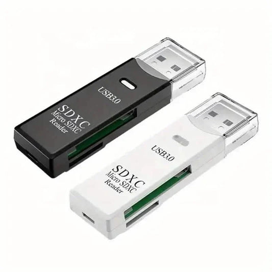 2-in-1 USB 3.0 SD & microSD Card Reader, Up to 64GB