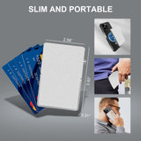 TOYFID Magnetic Aluminum Pop-Up Card Wallet with Adjustable Stand