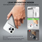 TOYFID Magnetic Aluminum Pop-Up Card Wallet with Adjustable Stand