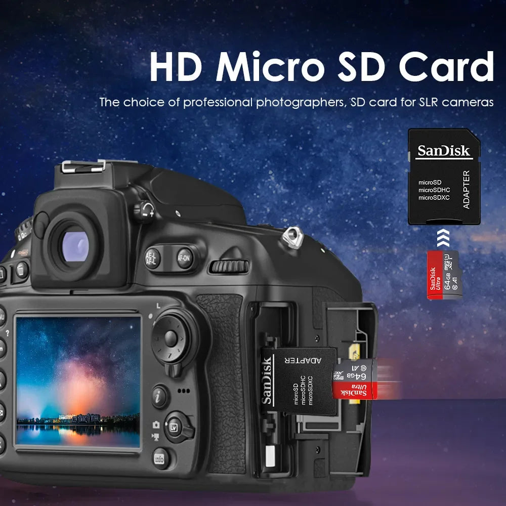 microSD Memory Card, 8GB–1TB Capacity Options