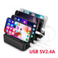 Desktop Quick Charger  4 Ports 24W USB Charger Multi-port USB Charging Station Dock