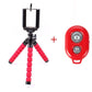 Stevvex Flexible Phone Tripod with Wireless Remote | Lightweight Aluminum, Adjustable Height, Universal Camera Mount