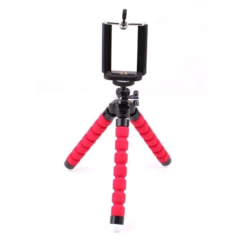 Stevvex Flexible Phone Tripod with Wireless Remote | Lightweight Aluminum, Adjustable Height, Universal Camera Mount