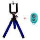 Stevvex Flexible Phone Tripod with Wireless Remote | Lightweight Aluminum, Adjustable Height, Universal Camera Mount