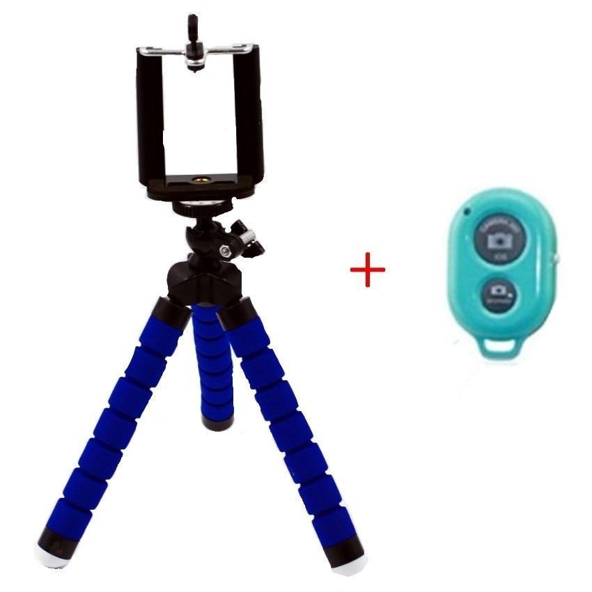 Stevvex Flexible Phone Tripod with Wireless Remote | Lightweight Aluminum, Adjustable Height, Universal Camera Mount