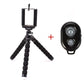 Stevvex Flexible Phone Tripod with Wireless Remote | Lightweight Aluminum, Adjustable Height, Universal Camera Mount