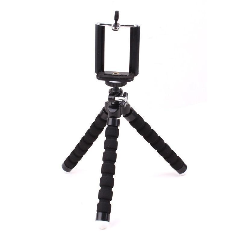 Stevvex Flexible Phone Tripod with Wireless Remote | Lightweight Aluminum, Adjustable Height, Universal Camera Mount