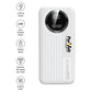Pursonic 10,000mAh LED Fast Charging Power Bank – Built-in Cables, 22.5W Output, Type-C/USB/Lightning Compatibility