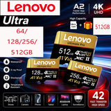 Lenovo microSD Memory Card, 4GB–512GB Options & Adapter Selection