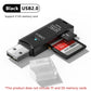 2-in-1 Memory Card Reader, USB 2.0 or 3.0 Options