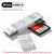 2-in-1 Memory Card Reader, USB 2.0 or 3.0 Options