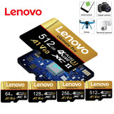 Lenovo microSD Memory Card, 4GB–512GB & Adapter Options