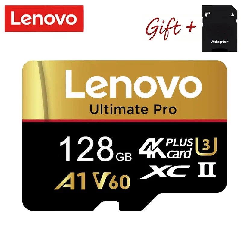 Lenovo microSD Memory Card, 4GB–512GB Options & Adapter Selection