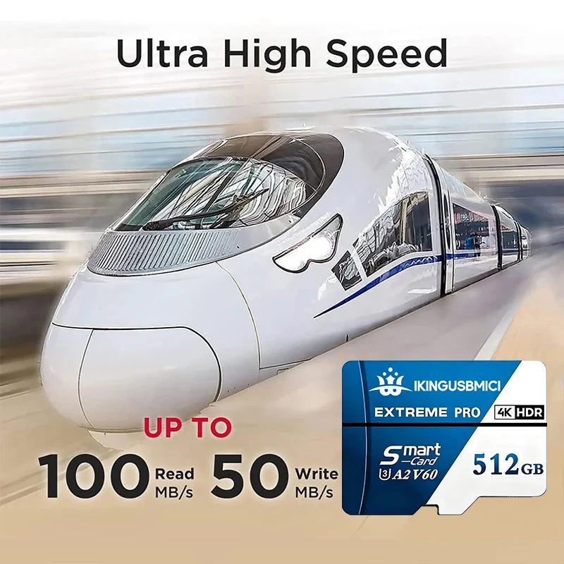 microSD Memory Card, 4GB–512GB Options & Adapter Selection