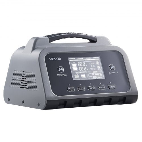 VEVOR Smart Battery Charger, Up to 12A, 6V–48V