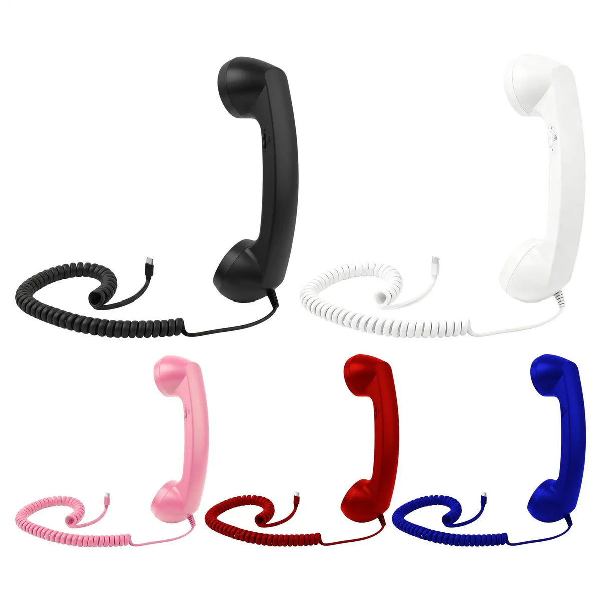 USB-C Retro Phone Handset with Microphone