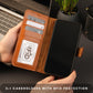 TORONATA Buffalo Leather Wallet Case for Samsung Galaxy S24