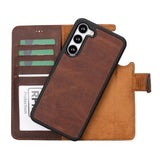 TORONATA Buffalo Leather Wallet Case for Samsung Galaxy S20 FE