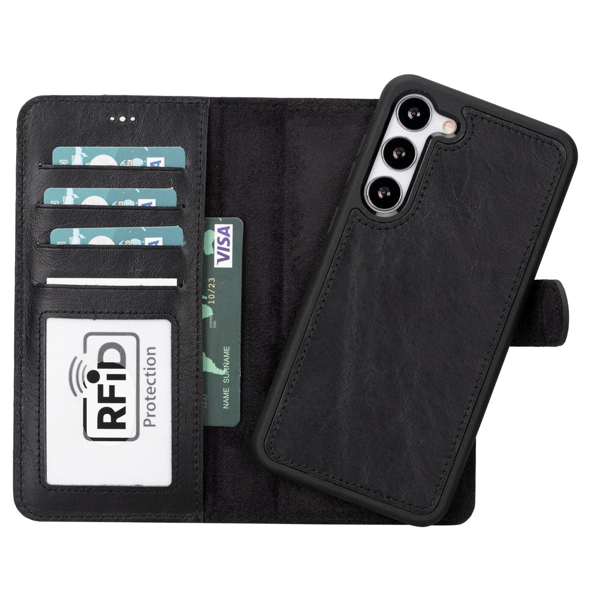 TORONATA Buffalo Leather Wallet Case for Samsung Galaxy S20 FE