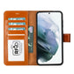 TORONATA Buffalo Leather Wallet Case for Samsung Galaxy S20 FE