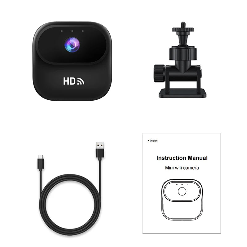 Ourlife A800 Mini 1080p Wi-Fi Security Camera with Motion Detection
