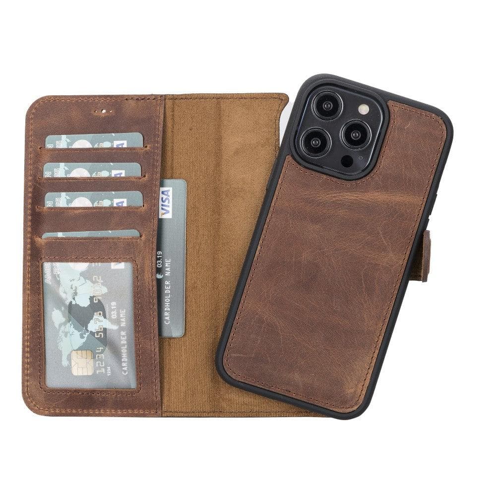 TORONATA Casper Leather MagSafe Wallet Case for iPhone 13 Series