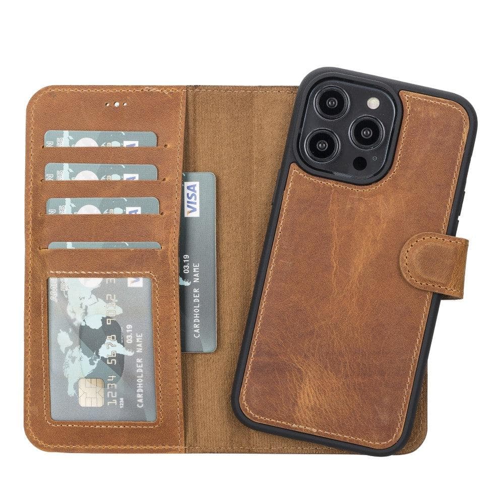 TORONATA Casper Leather MagSafe Wallet Case for iPhone 13 Series