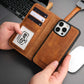 TORONATA Casper Leather MagSafe Wallet Case for iPhone 16 Pro