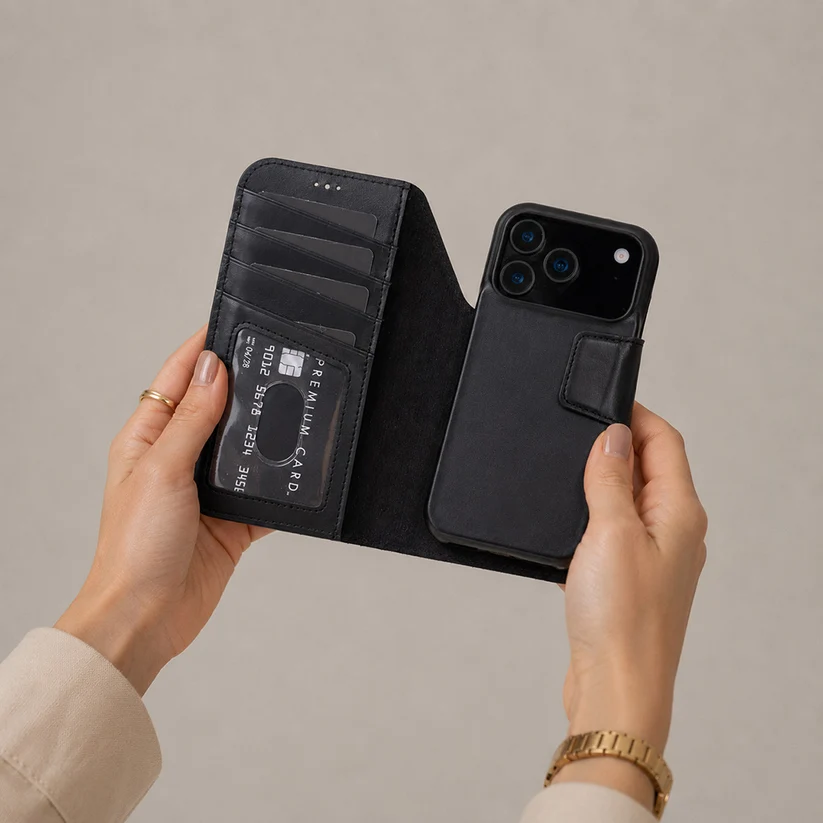 TORONATA Brea Leather Wallet Case, Supplier-Listed iPhone 18 Pro