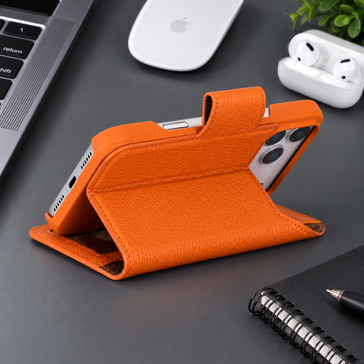 TORONATA Brea Leather Wallet Case, Supplier-Listed iPhone 18 Pro
