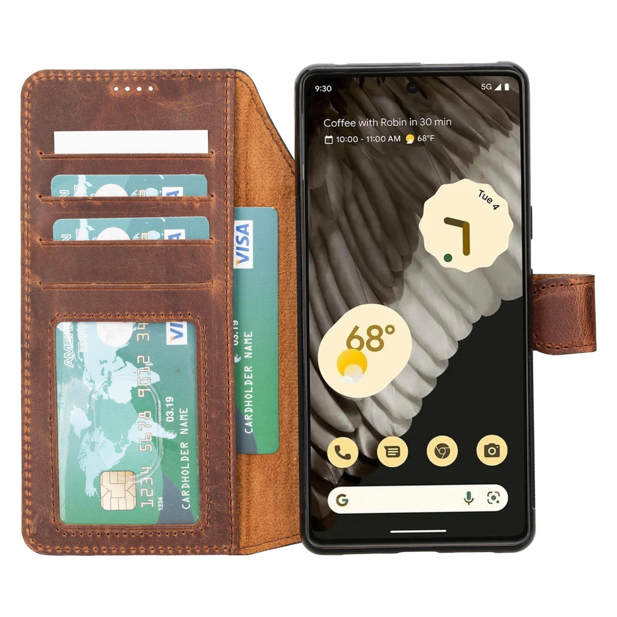 TORONATA Sheridan Leather Wallet Case for Google Pixel 7 & 7 Pro