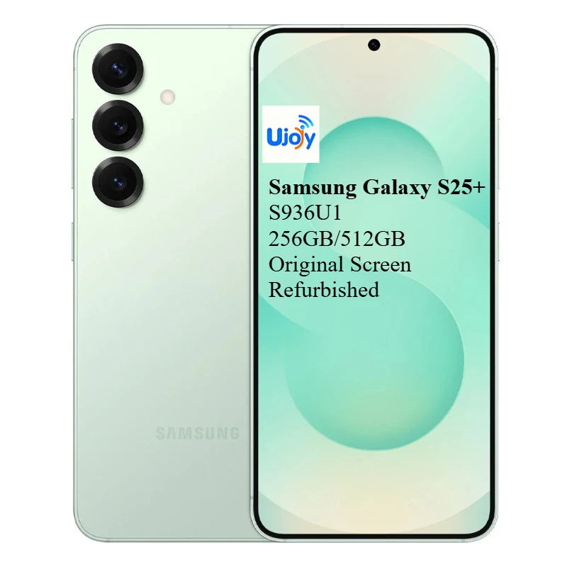 Samsung Galaxy S25+ S936U1 Smartphone, 256GB/512GB, Refurbished